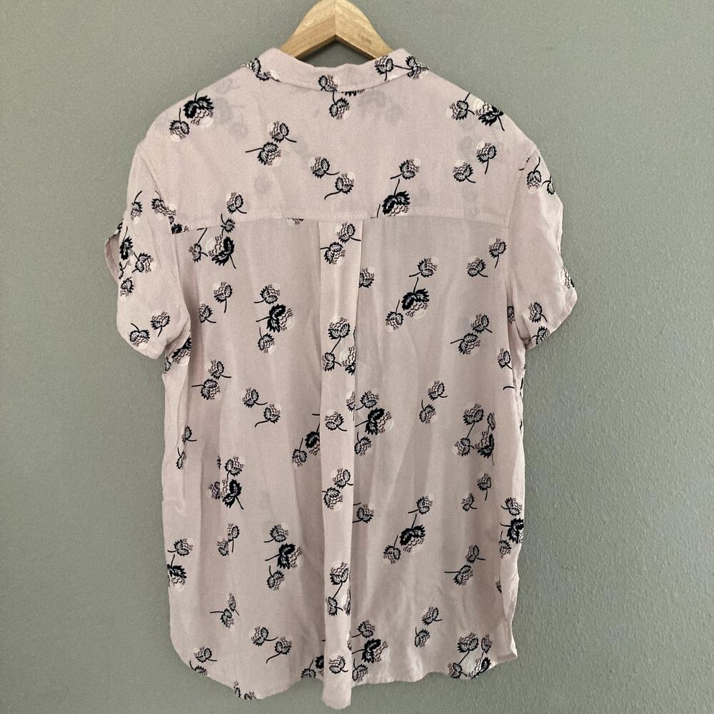 Pendleton Printed Short Sleeve Button Front Blous… - image 2